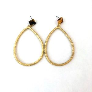 Gold Teardrop Earrings